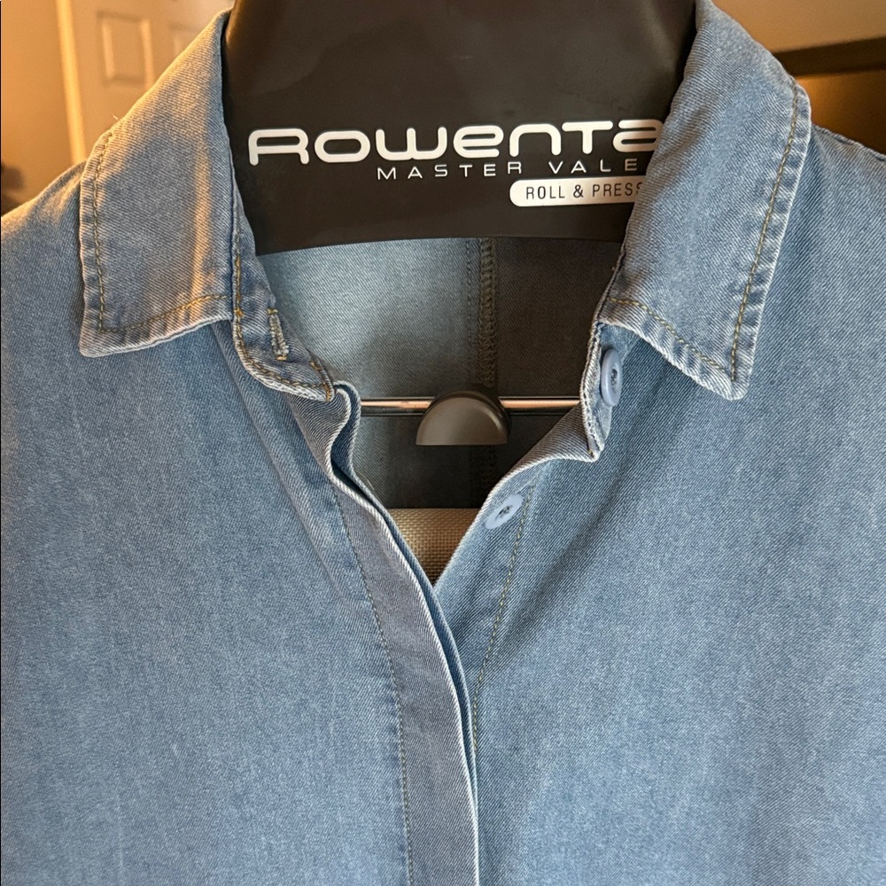 Rowen Light Blue Denim Shirt - Picture 2 of 7